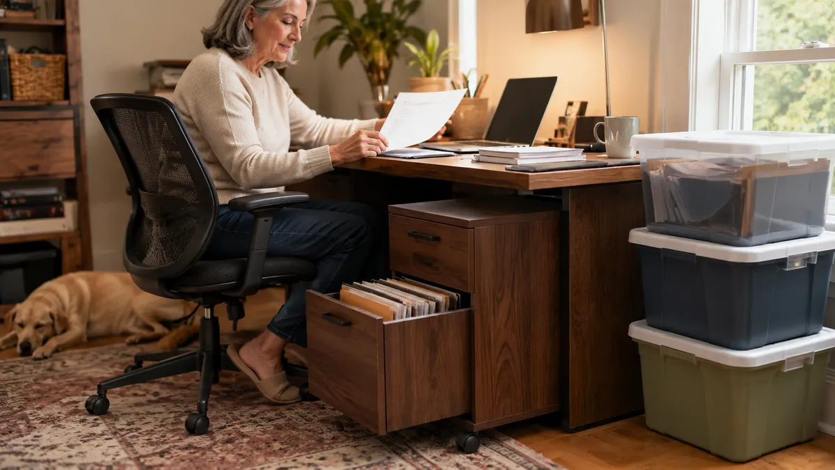Rolling File Cabinet vs Plastic Storage Bins: Which Wins